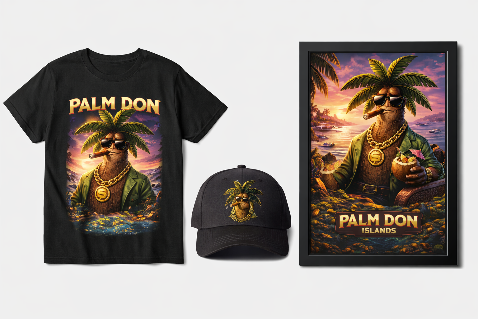 Palm Don Solana Island collections and merch